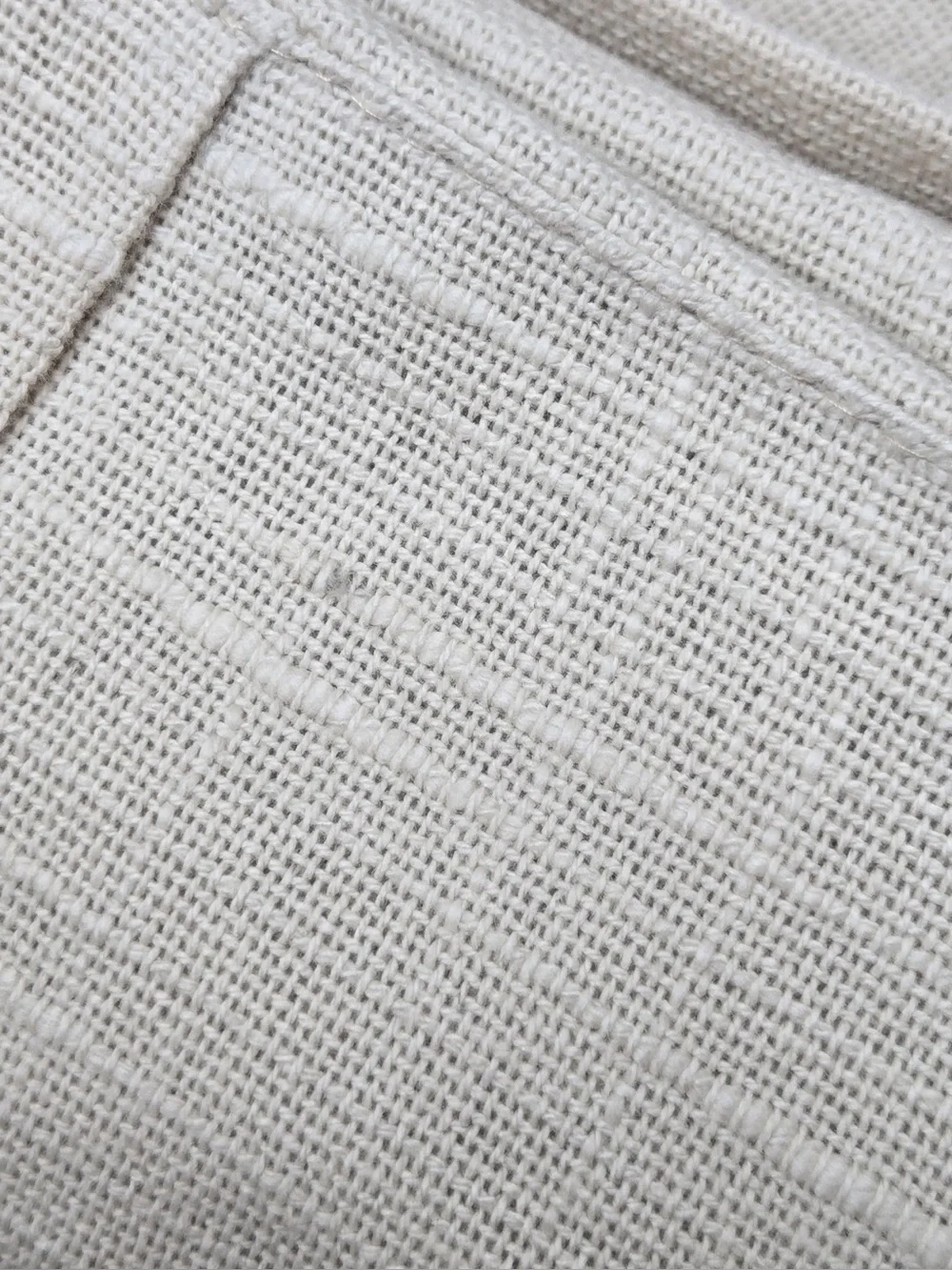QUINCE Set Of 2 48x84 Cotton Slub Room Darkening Curtains Natural 1097